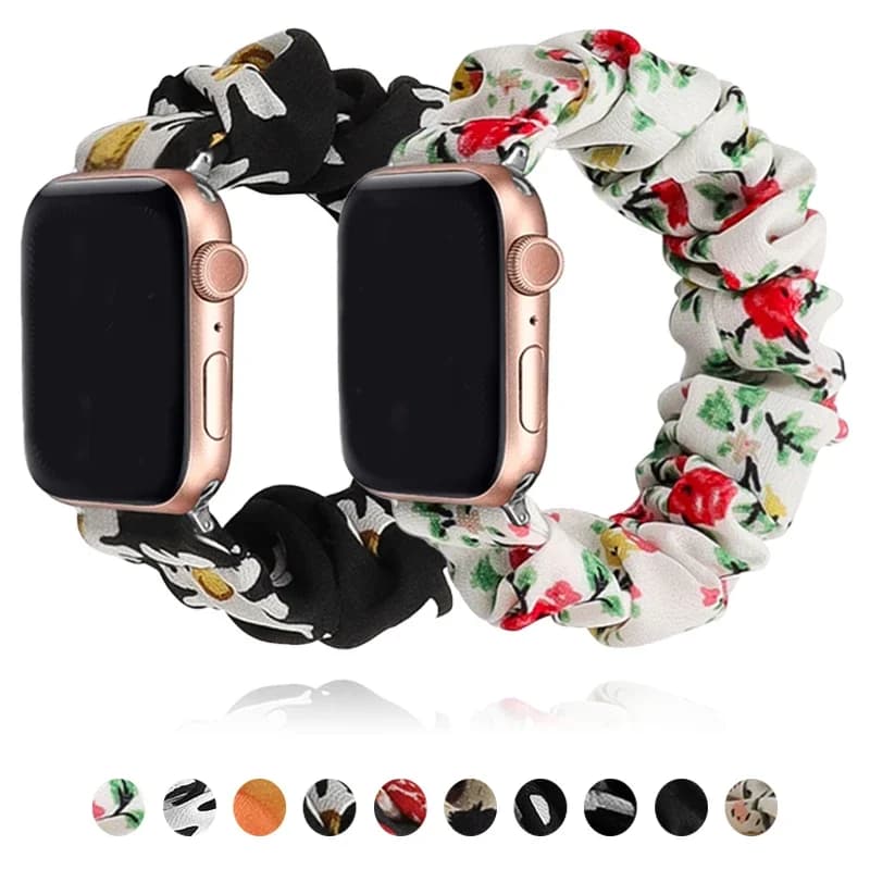 Cinturino Scrunchie per cinturino Apple watch 44mm 40mm 46 42mm 45 41mm ultra 49mm cinturino iWatch serie 10 9 8 7 6 SE 5