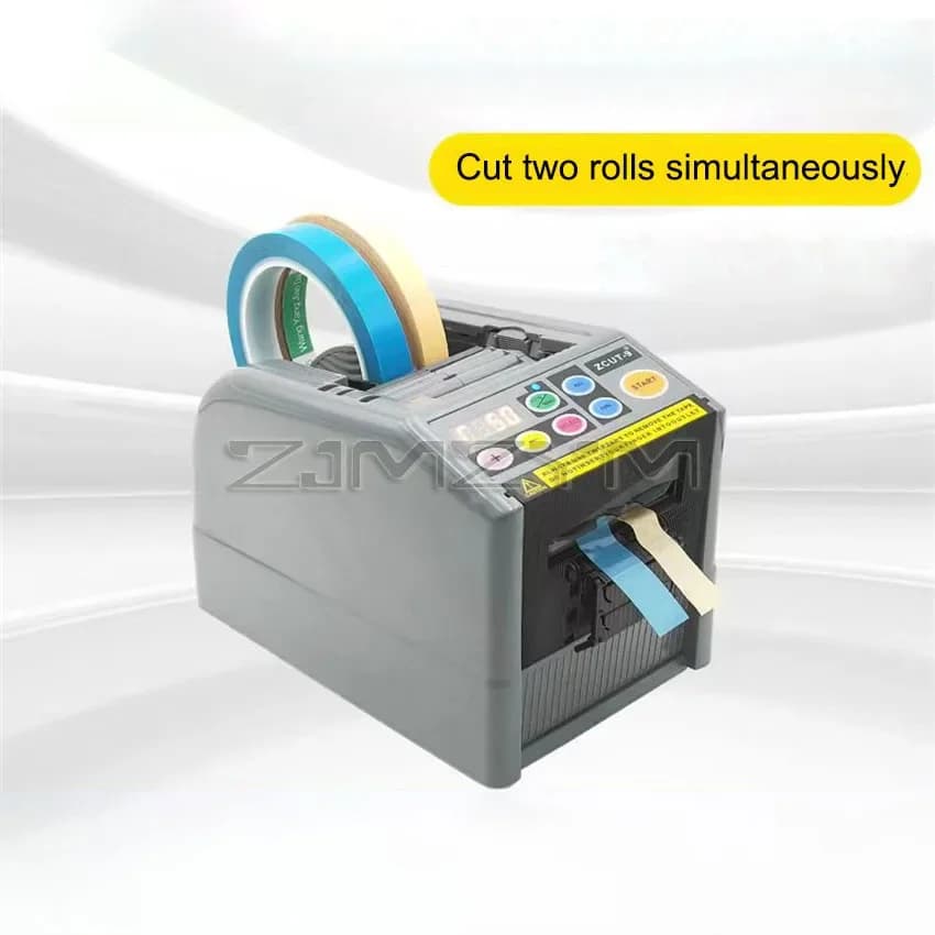 6-60mm Width Automatic Electric Adhesive Tape Dispenser Cutter Cutting Machine Vinyl Transparent Tape Slitting Machine ZCUT-9G
