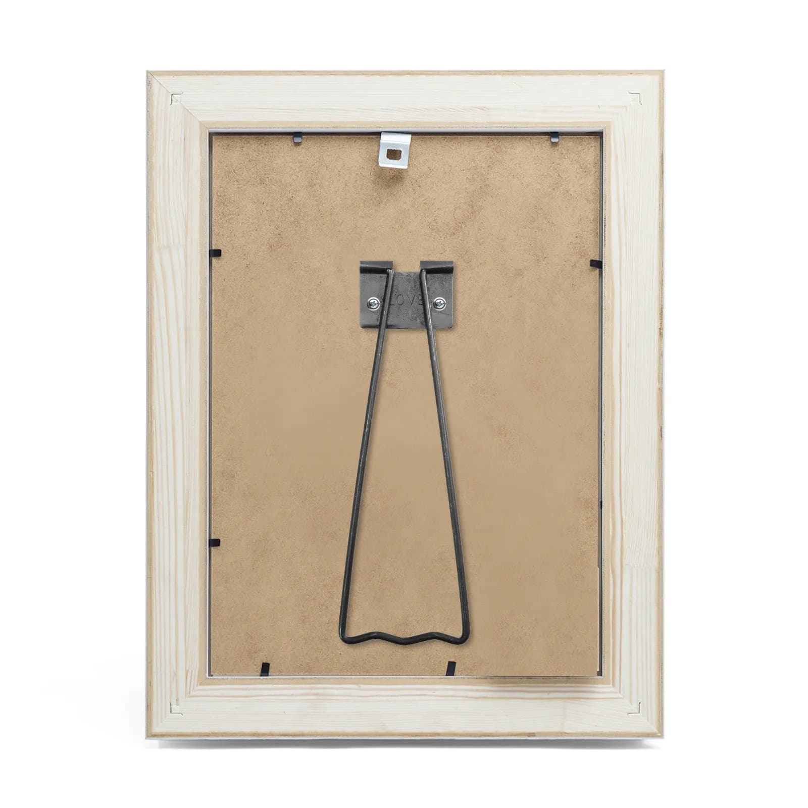 10Pcs Metal Picture Frame Holders Glazed Iron Frame Back Supports Stable Display Easel Stand for Photos Artwork Desk Decor