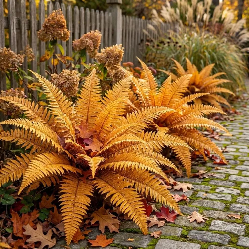 18 Leaves Artificial Persian Fern Leafs Weather Resistant Silk Leaves Fake Fern Plants Lifelike Plastic Faux Plants Shrubs
