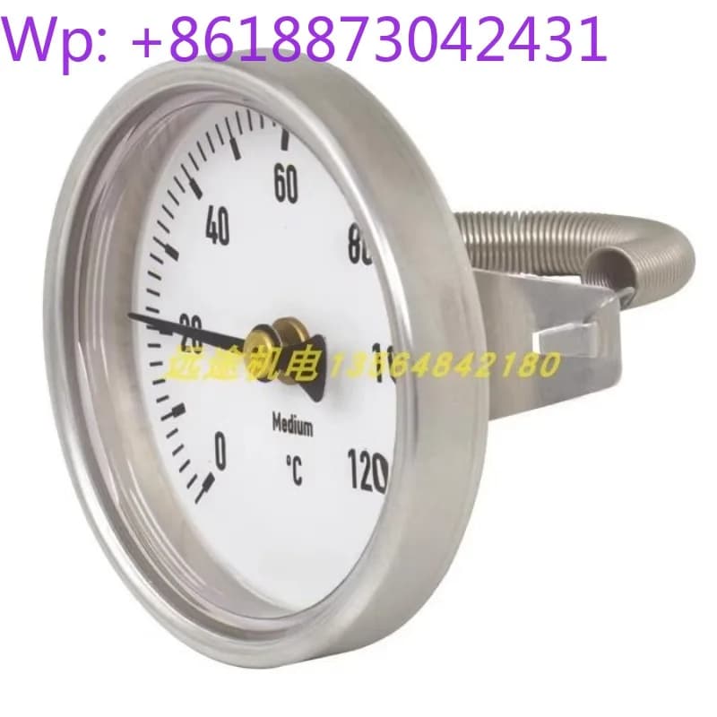 German Bimetal Thermometer Sheath EN13190 Axial Thermometer A46 Series New