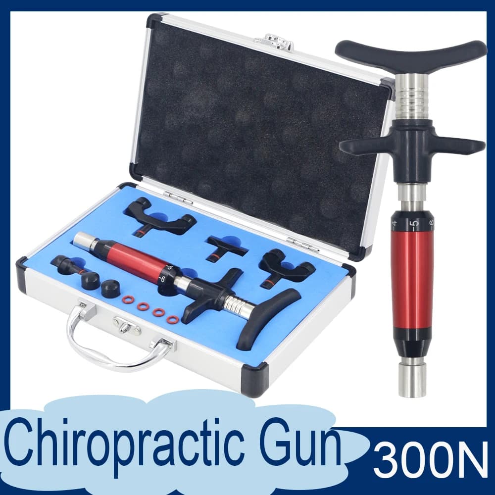 Set of Manual Tools for Chiropractic Adjustment, Spinal Correction Therapy, Vertebral Adjustment Tool, Body Relaxation Massage 300N