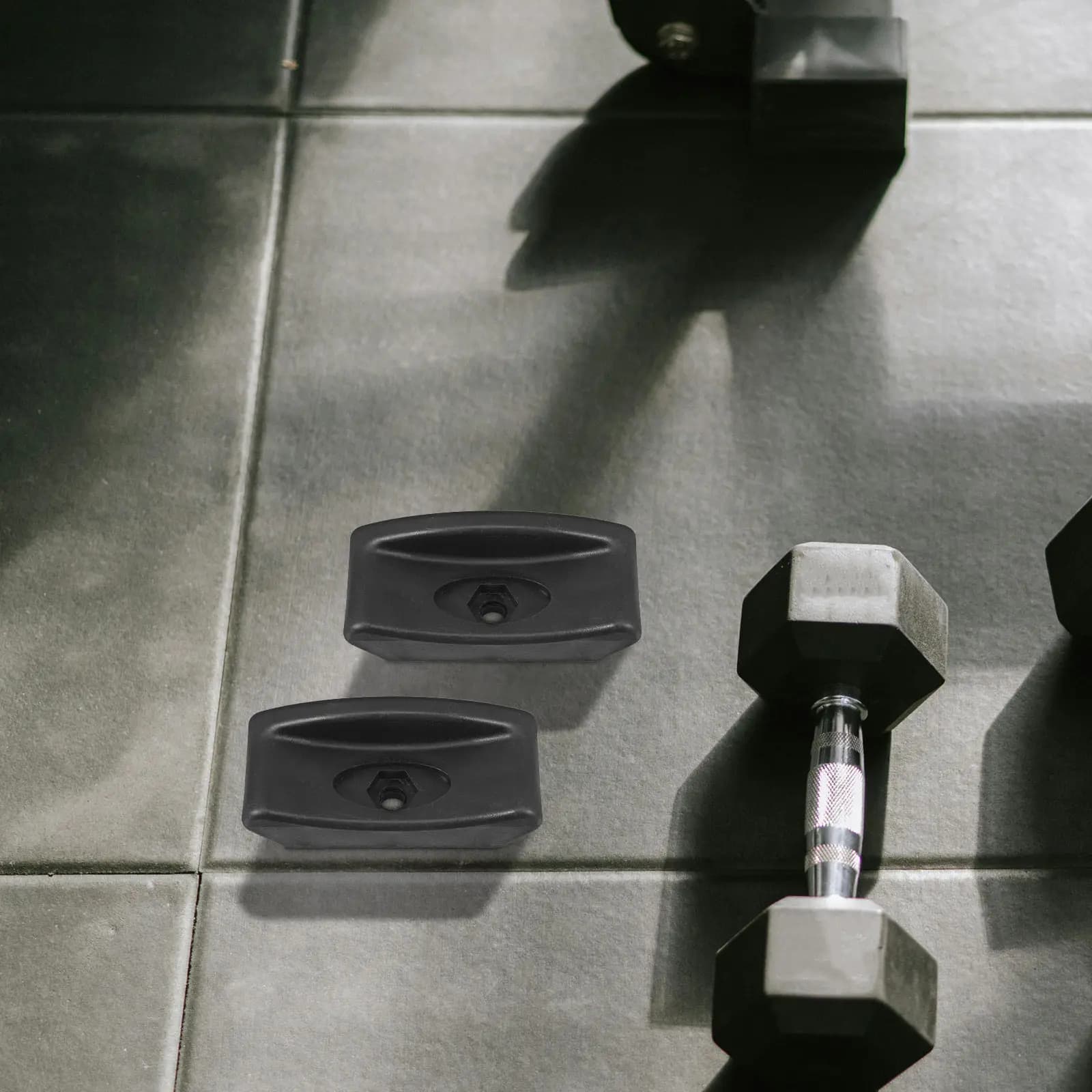 4Pcs Dumbbell Rack Rubber Insert Anti-Slip Shock Absorption Saddle for Weight Stand Barbell Storage Pad Gym Rack Attachment