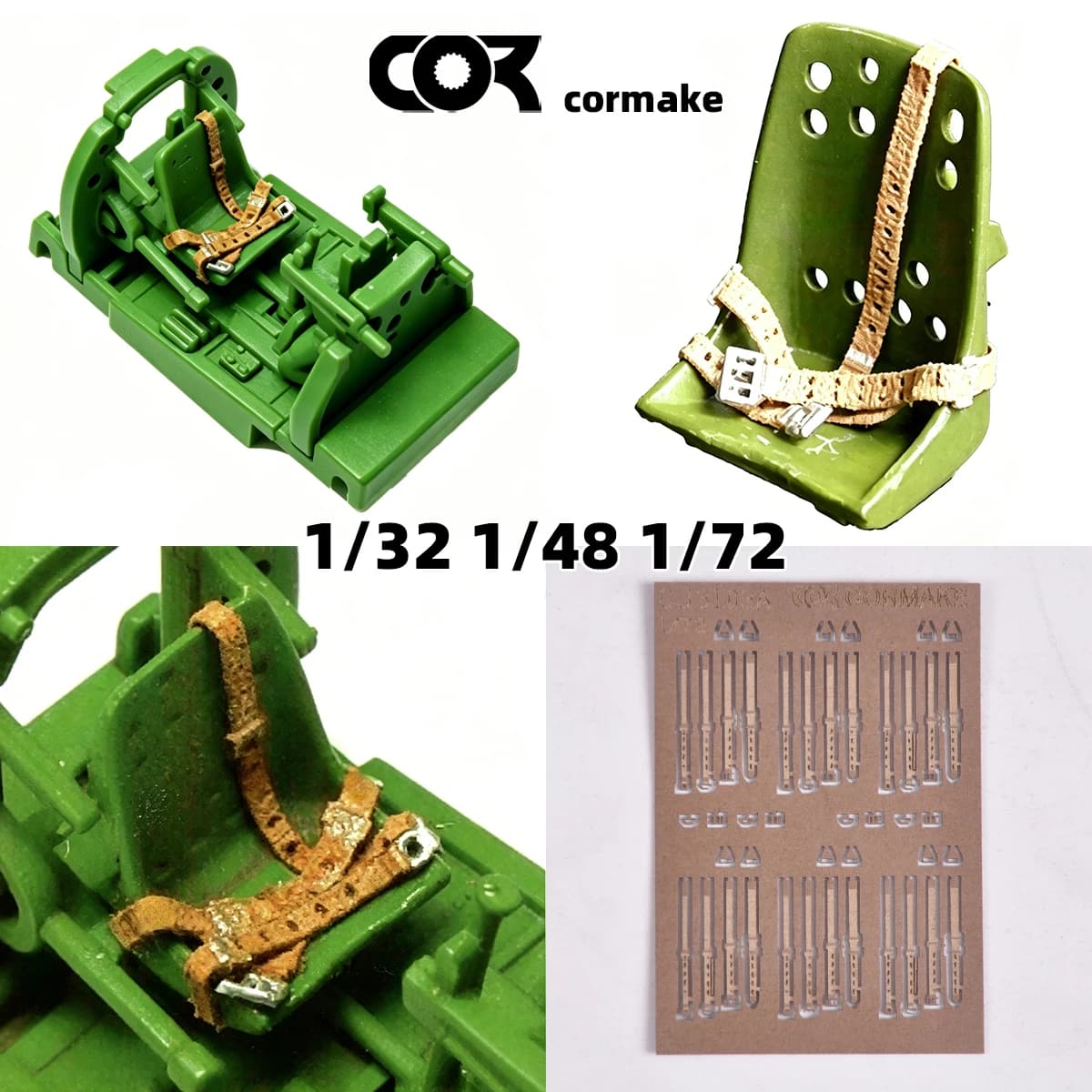 1/32 1/48 1/72 Scale Model Kit Conversion Parts Diorama Building Japanese Aircraft Pilot Standard Seat Belt Accessory