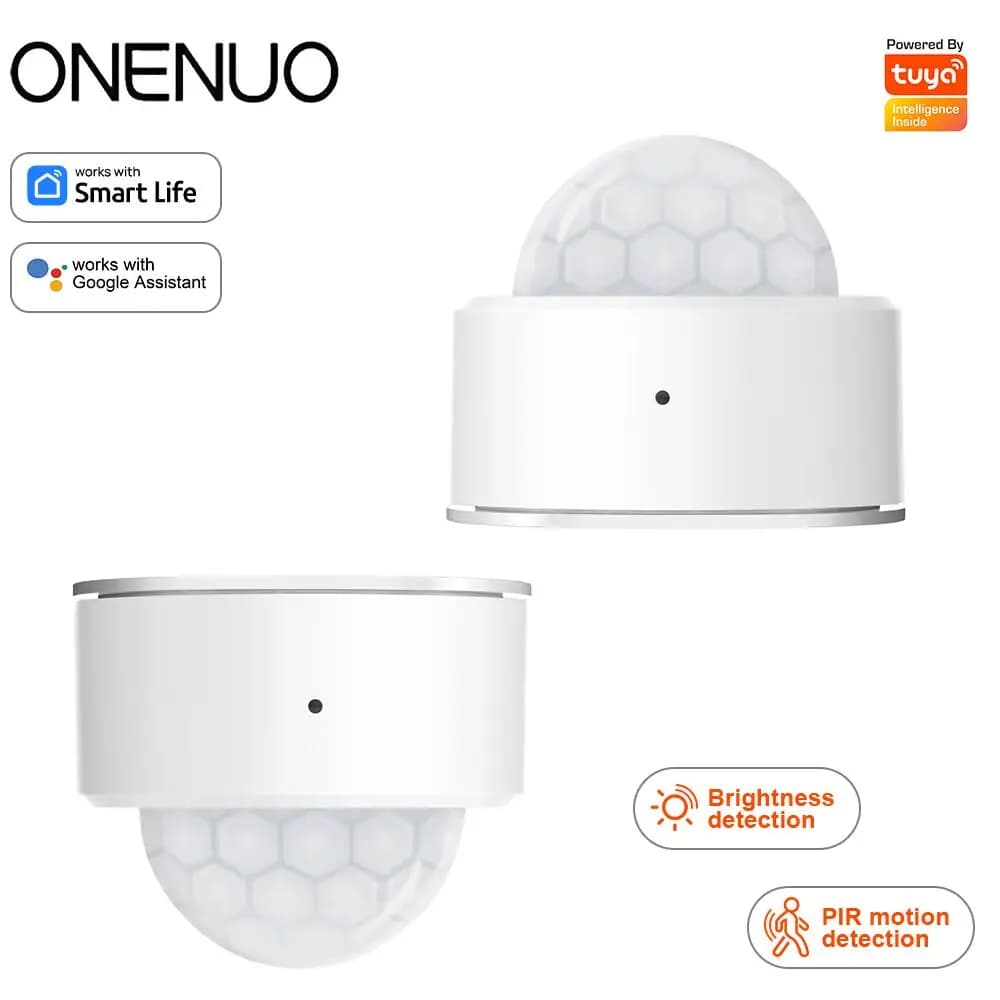 Tuya ZigBee Sensore di luminanza Sensore di luce Rilevatore di luminosità dell'illuminazione Domotica con collegamento del dispositivo dell'app Smart Life