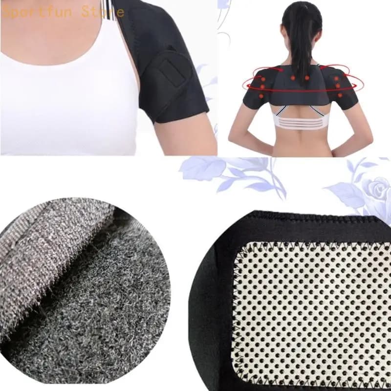 Double Straps Cervical Warmth Protectors Ergonomic Shoulder Support for Sports Enthusiasts Desk Workers Needing Comfort X7JD