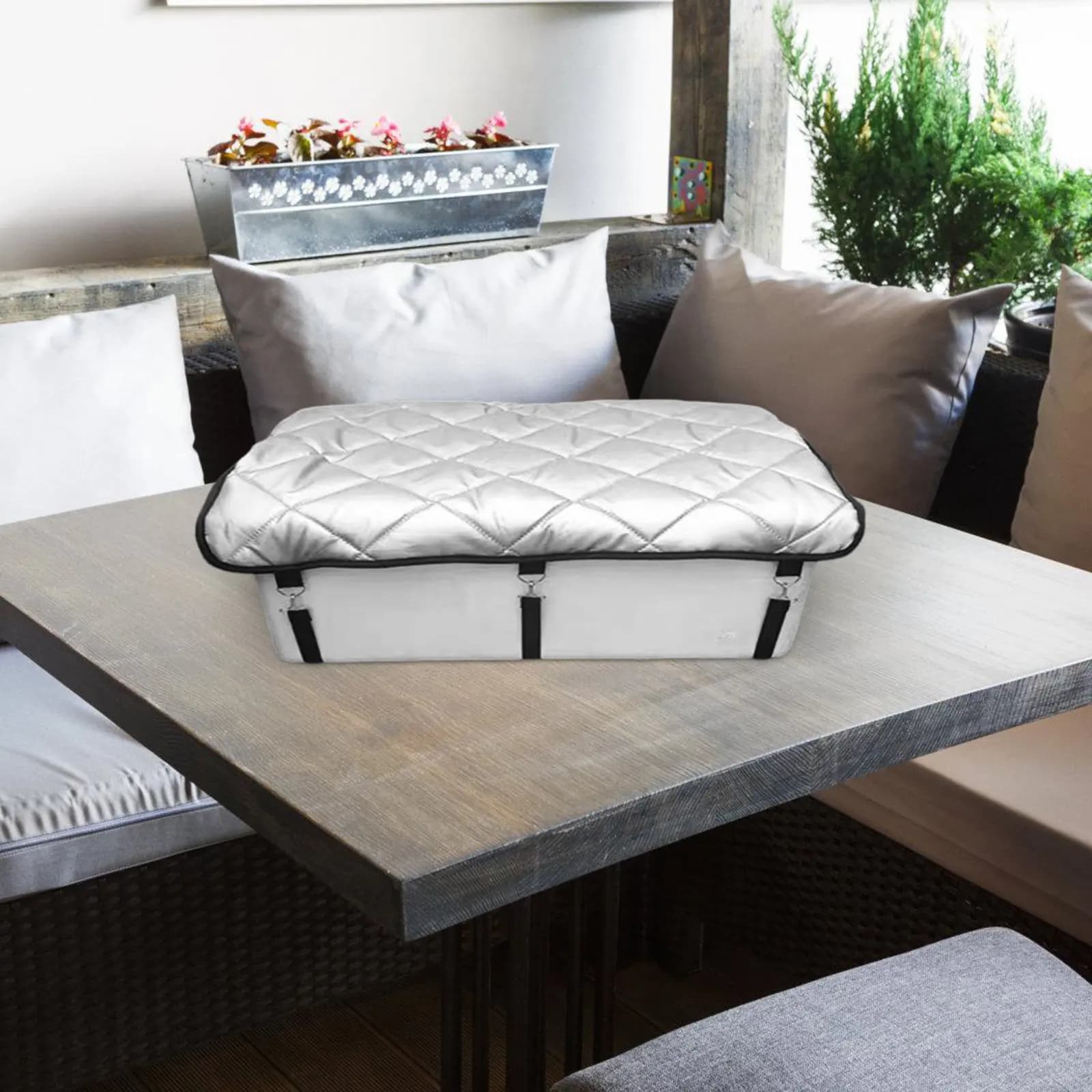 Insulated Food Carrier Cover Thermal Delivery Bag Heat Shield Blanket for BBQ Transport