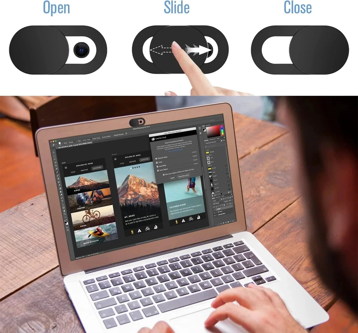 1/5/10/20 Pcs Webcam Cover Computer Camera Slider Phone Antispy For iPad PC Macbook Tablet lenses Privacy Adhesive