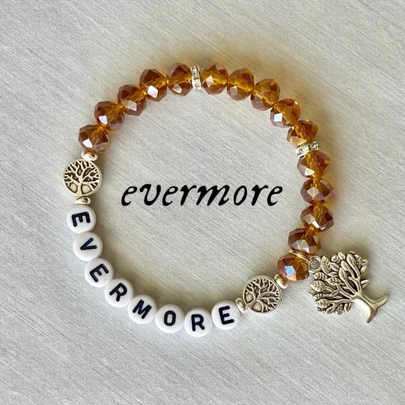 Evermore Friendship Bracelet Evermore Willow Tyler Inspired Tree Charm Bracelet Tyler Charm Jewelry Tyler Merch Tyler Gift Idea