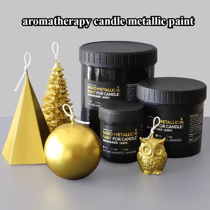 100g/350g/800g/bottle Candle Dip Smear Metal Gloss Paint DIY Creative Modeling Fragrance Candle/wax Sheet Surface Coloring Paint