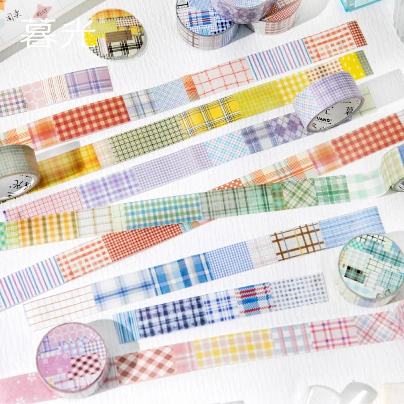 1 pz/1 lotto Nastri adesivi decorativi Frammenti di strisce Spazzatura Ufficiale Carta fai da te Adesivi per scrapbooking per mascheratura giapponese