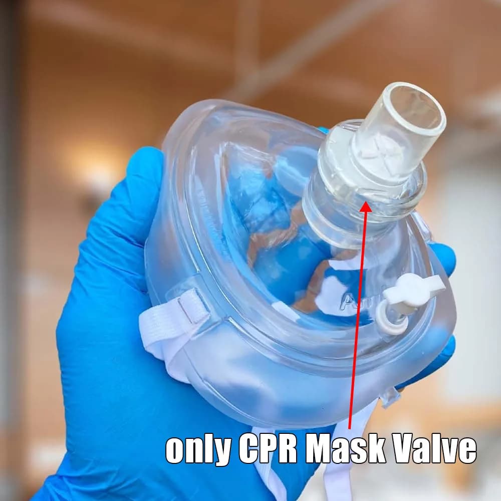 1x Riutilizzabile Cpr Respiratore di Emergenza Spina del Filtro Salvatori Professionali Respirazione Artificiale Primo Soccorso Respirazione Maschera Proteggere