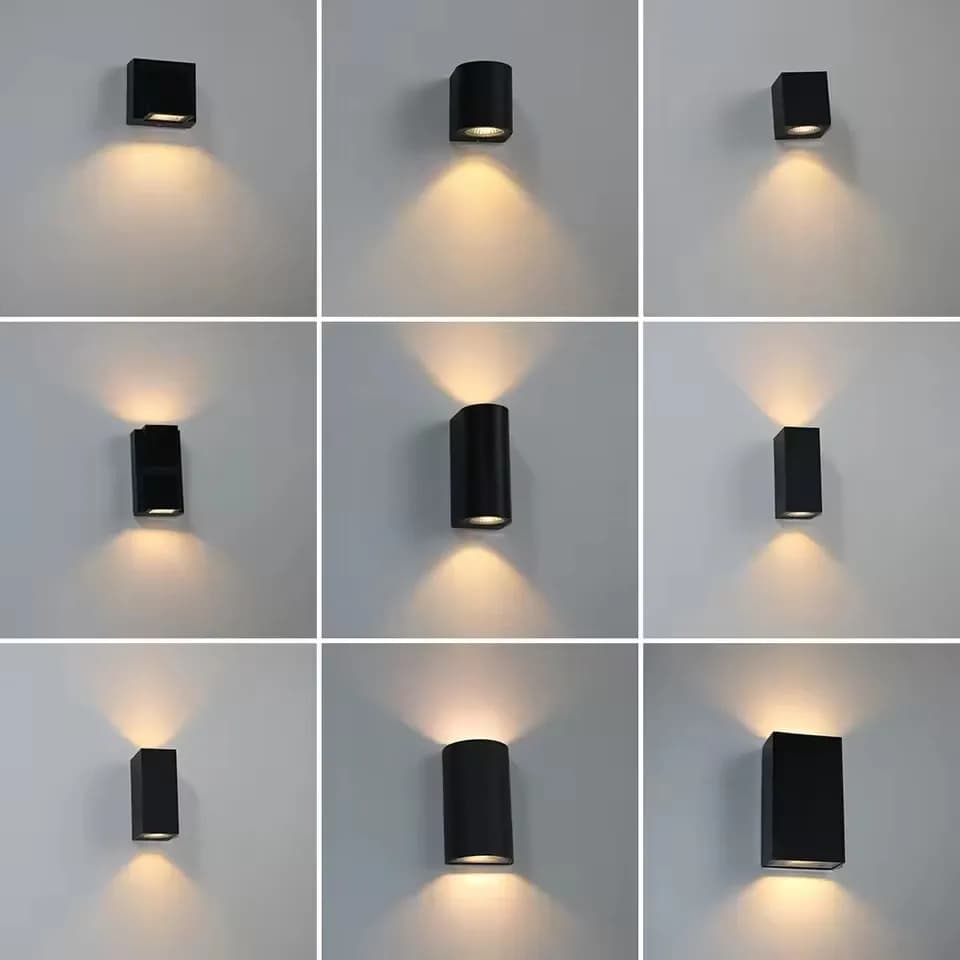 Lampada da parete a LED IP65 Lampada da parete per esterni in alluminio impermeabile per recinzione da giardino per interni per scale del soggiorno sul comodino della camera da letto