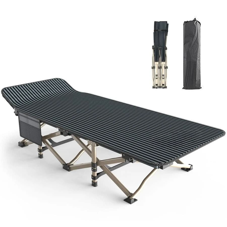 Comfortable Adult Camping Beds, Foldable Bed for Sleeping, Light Foldable Bed with Child Transport Bag, Supports Up to 450 pounds