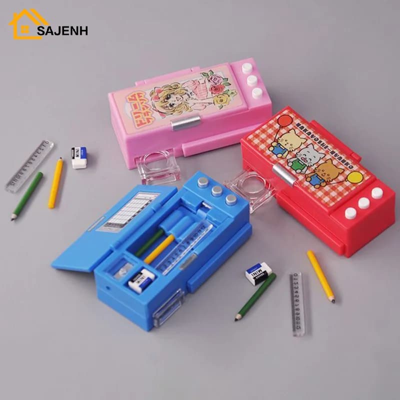 1 set di mini astuccio per casa delle bambole giocattoli per case da gioco astuccio per scene realistiche modello scatola di cancelleria per casa delle bambole giocattoli per bambini