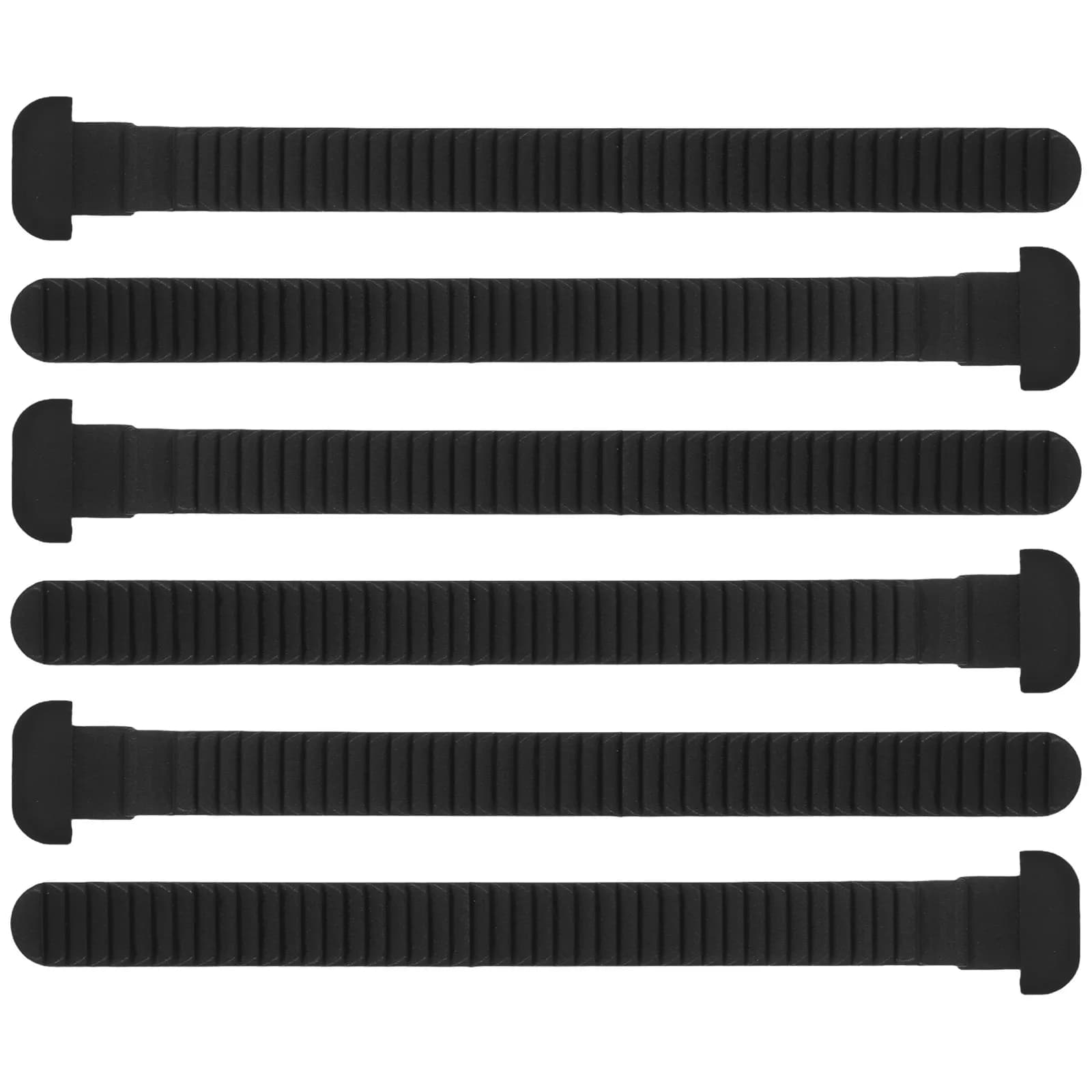 6 Pcs Ratchet Ladder Strap Snowboard Ice Skate Buckle Replacement Binding Click PVC Ankle