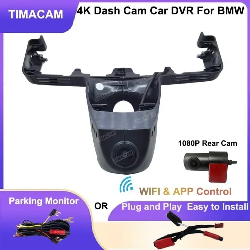 4K Dash Cam Front Camera For BMW X5 G05 X3 G01 X7 G07 Auto DVR For BMW Series 3 G20 G21 2018 2020 2021 2023