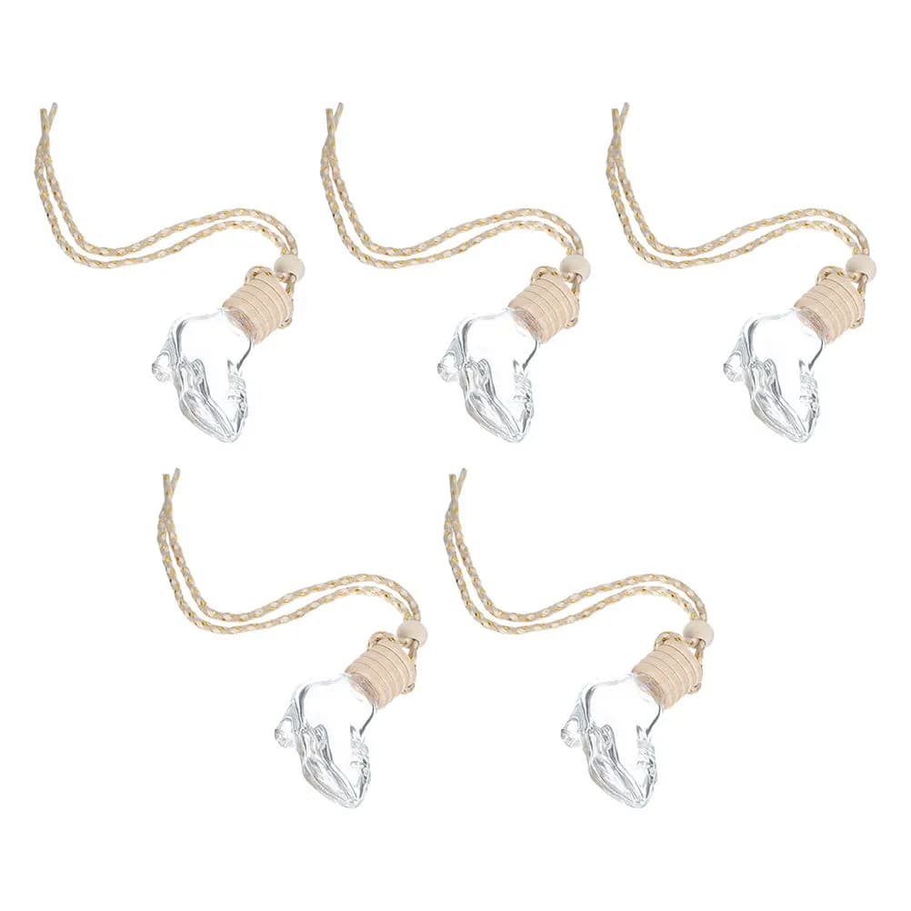 Set di 5 Flaconi Profumati a Forma di Tacco Alto, Diffusore per Auto, Contenitore per Profumo, Formato Compatto, Regalo Antistress