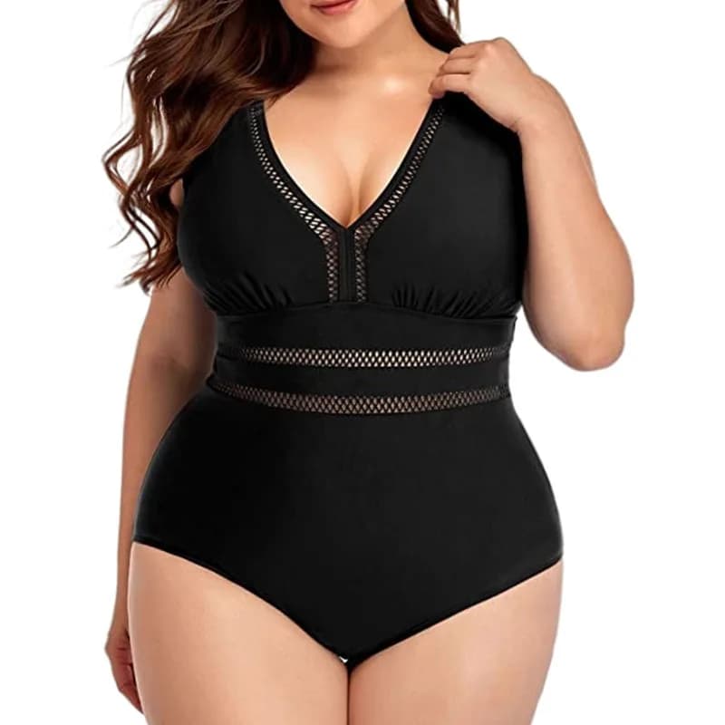 Costume da bagno intero da donna imbottito taglie forti femminile scollo a V stampa floreale costumi da bagno costumi da bagno costumi da bagno S-5XL monokini
