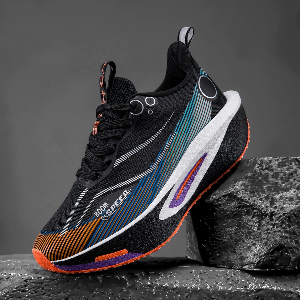 Scarpe da corsa con piastra in carbonio per uomo e donna, professionali per maratona, sneakers traspiranti e leggere per allenamento e corsa su strada
