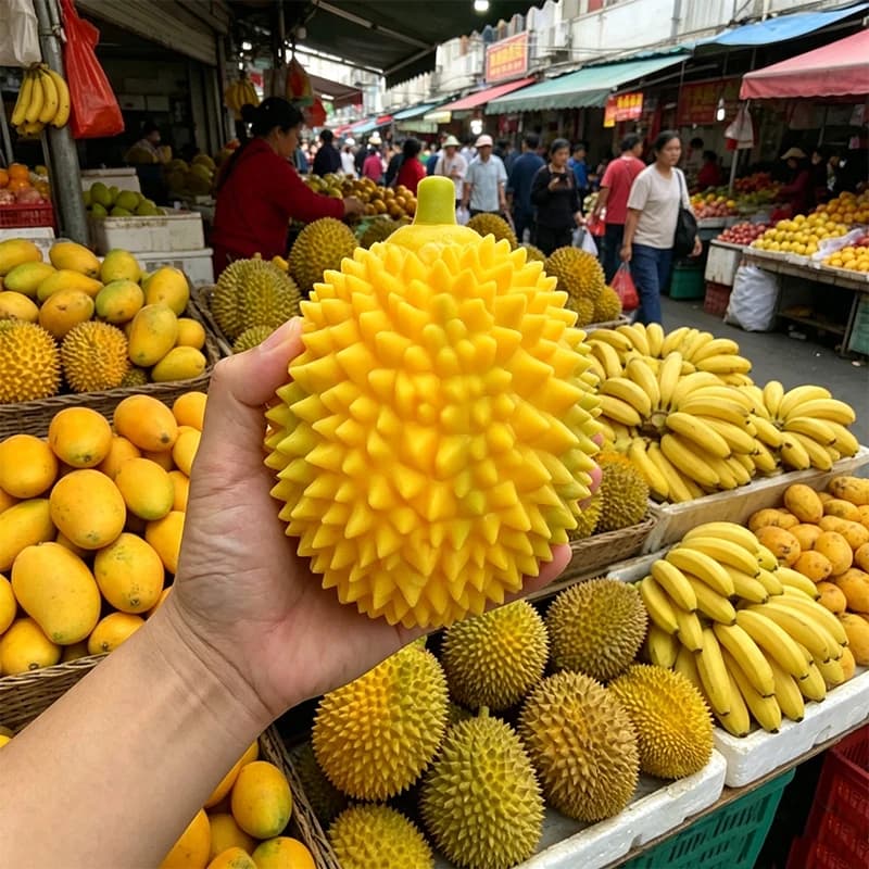 Durian Squishy Stress Balls Pinch Slow Rebound Soft Office Home Decor Squeeze Fidget Toy Gifts Adults Durian Stress Sensory Toy
