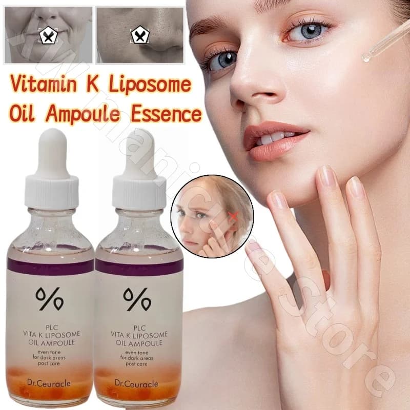 Coreano Shuroko Dr.ceuracle Vitamina K Olio Lipossomo Fiala Schiarente Rassodante Essenza Schiarente Linee sottili Opaco 50ml