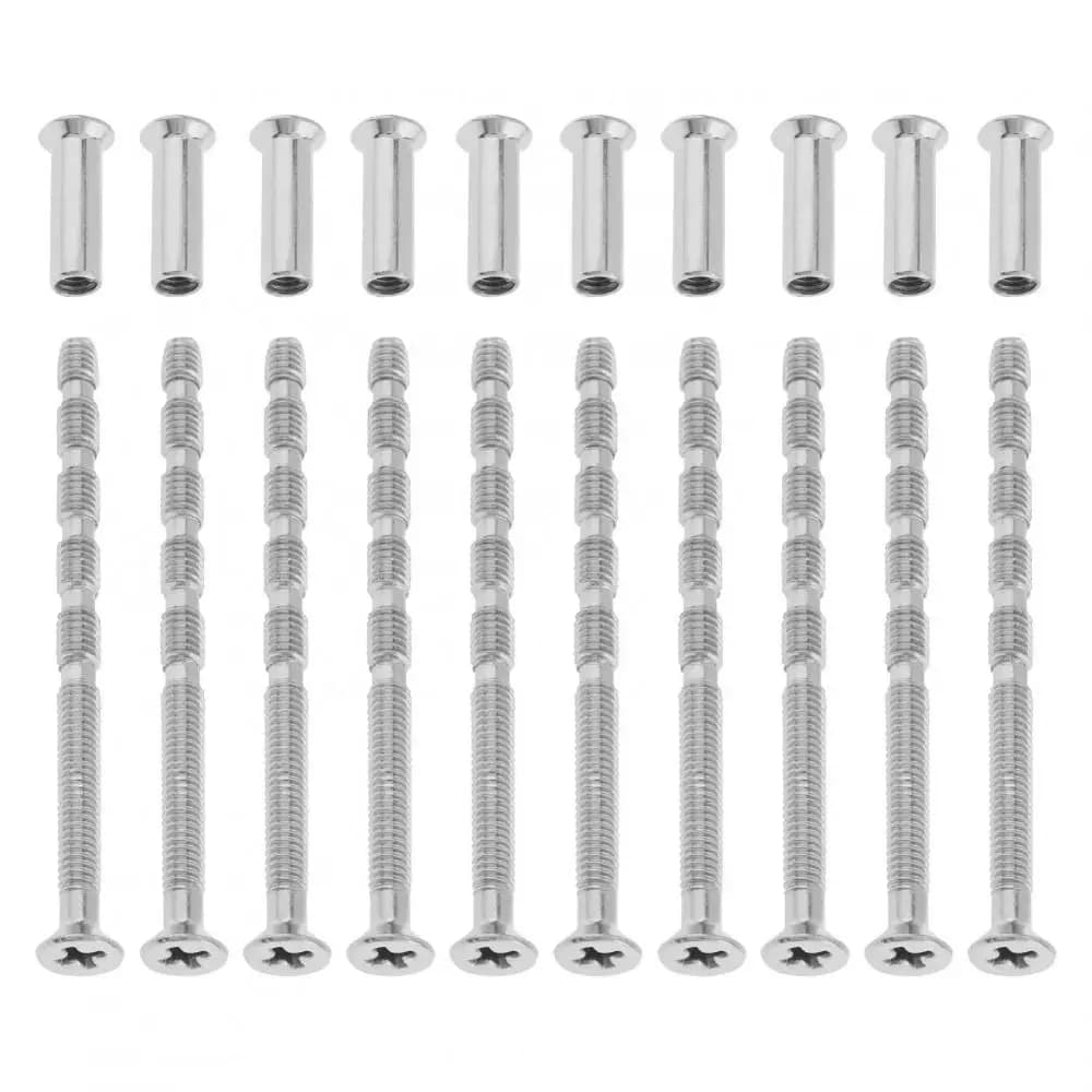 50 Pz/set A Scatto Maniglia Della Porta Viti Set M4 X 60mm Cross-split Maniglia Della Porta Bullone Lungo Piatto Testa Svasata Viti Antifurto