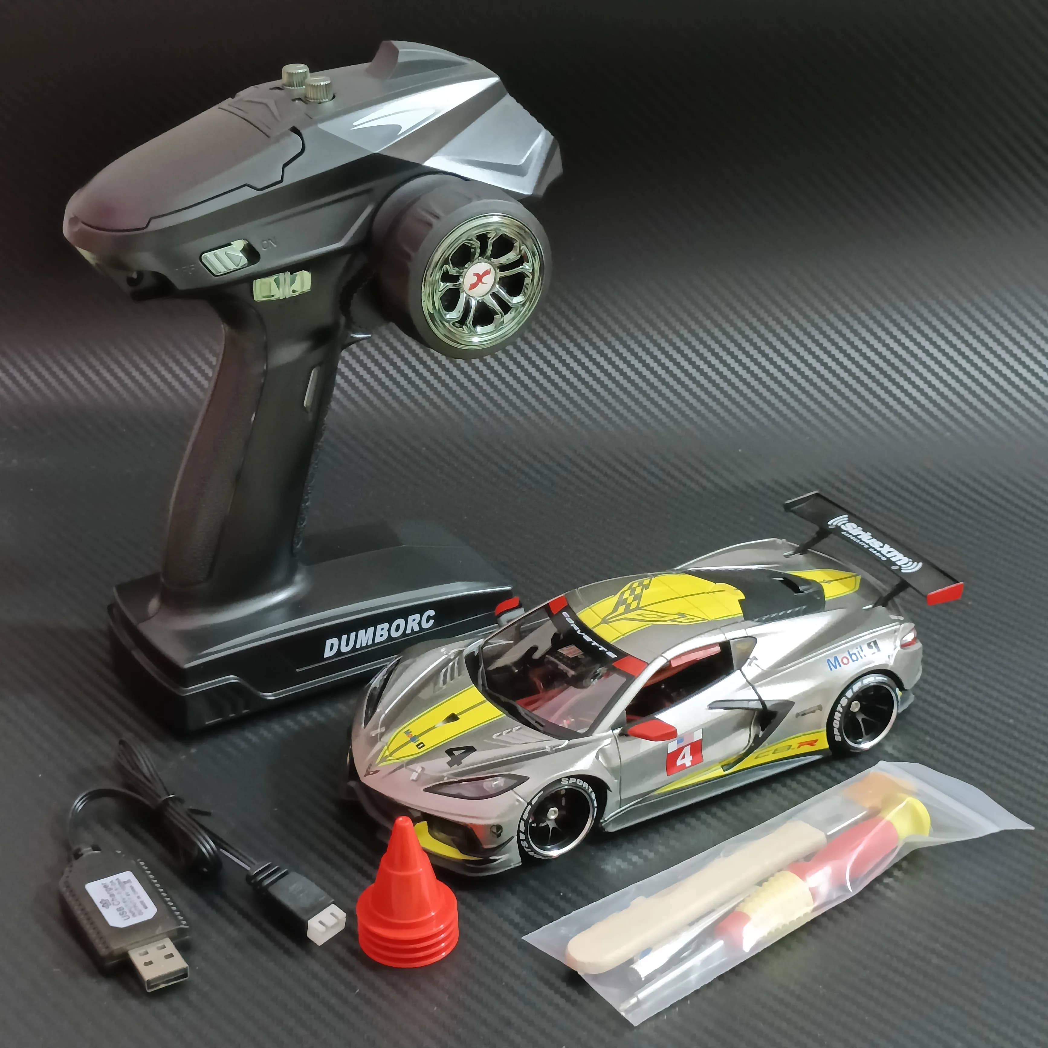 FATJAY HGD1 MINI RC 1/28 RWD Drift RC Auto da corsa con guscio in metallo RTR Modello di telecomando