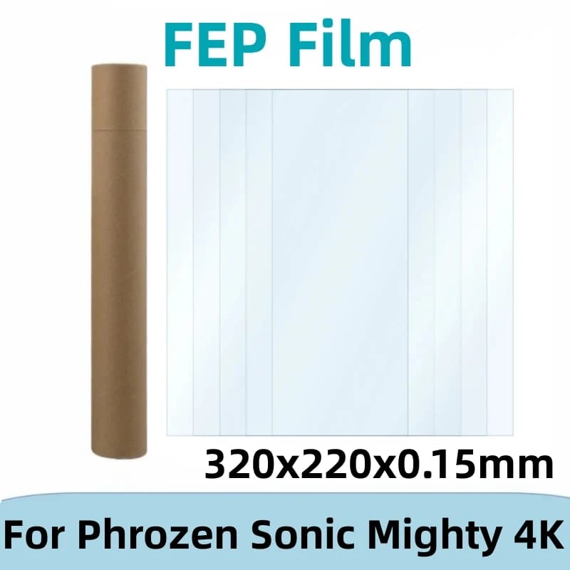 5 Pellicole FEP 320x220x0.15mm Per Phrozen Sonic Mighty 4K HALOT-MAGE PRO HALOT-MAGE S Saturn 3 Parti per Stampante 3D in Resina UV LCD