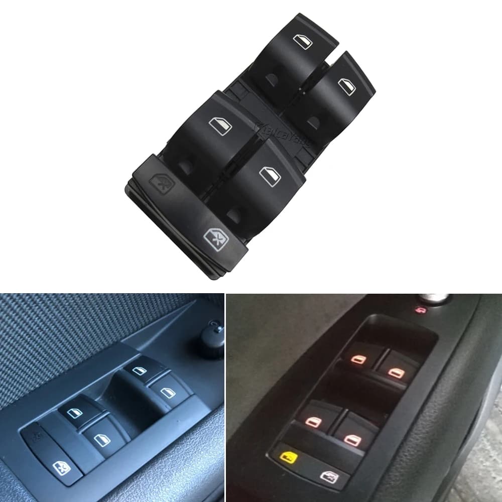 Per Audi A3 8P SPORTBACK A6 4F 4G C6 Q7 Elettrico Master Finestra Sollevatore Interruttore di Controllo Accessori Auto 4F 0959851 F 4F0 959 851