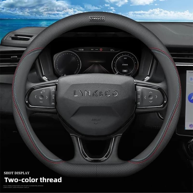 Leather car cover for accessories Lynk Co 01 09 03 Plus 05