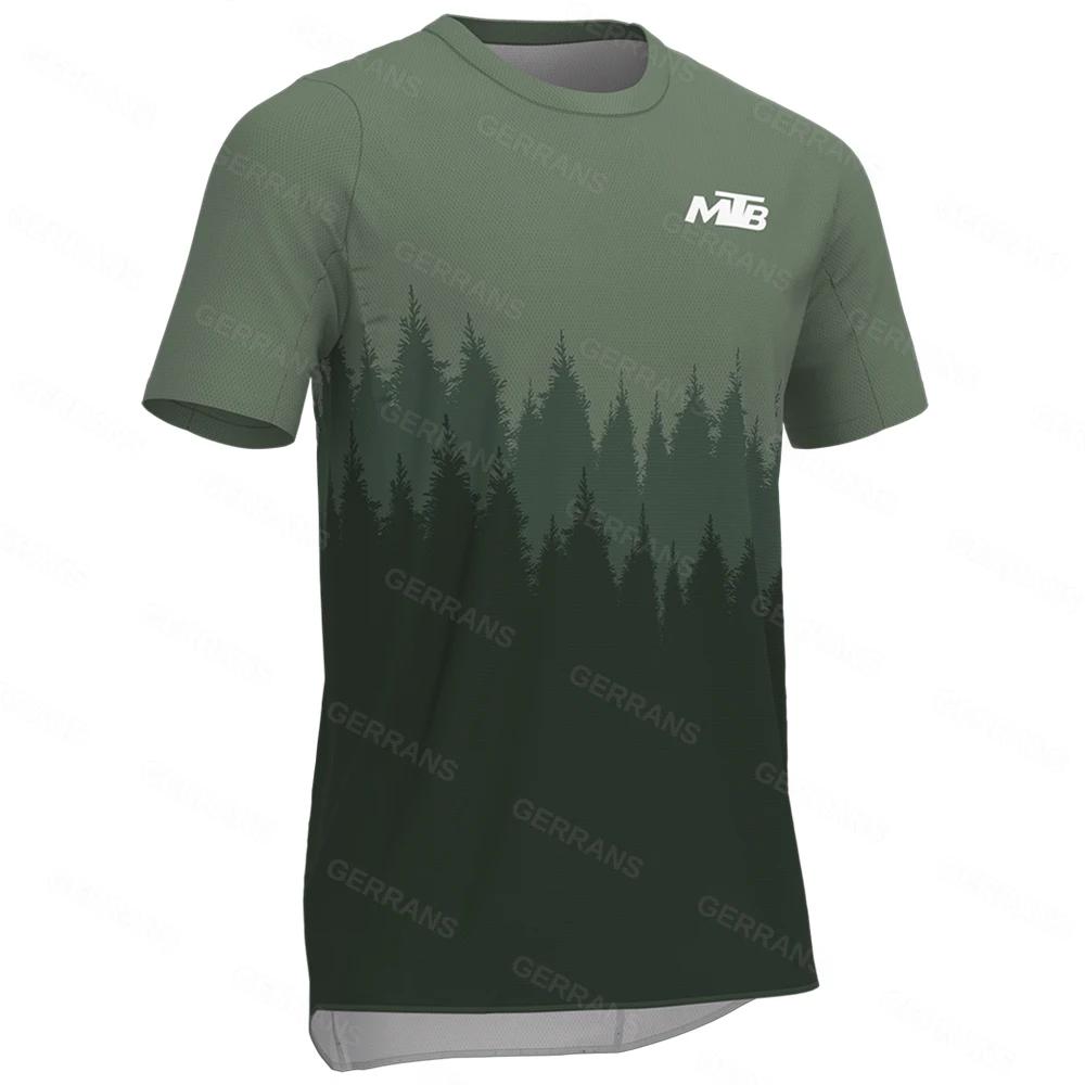Ggrrans mtb Jerseys Mountain Bike MTB Shirts Offroad short sleeve Motorcycle Motocross Sportwear Racing Bike Cycling Clothing