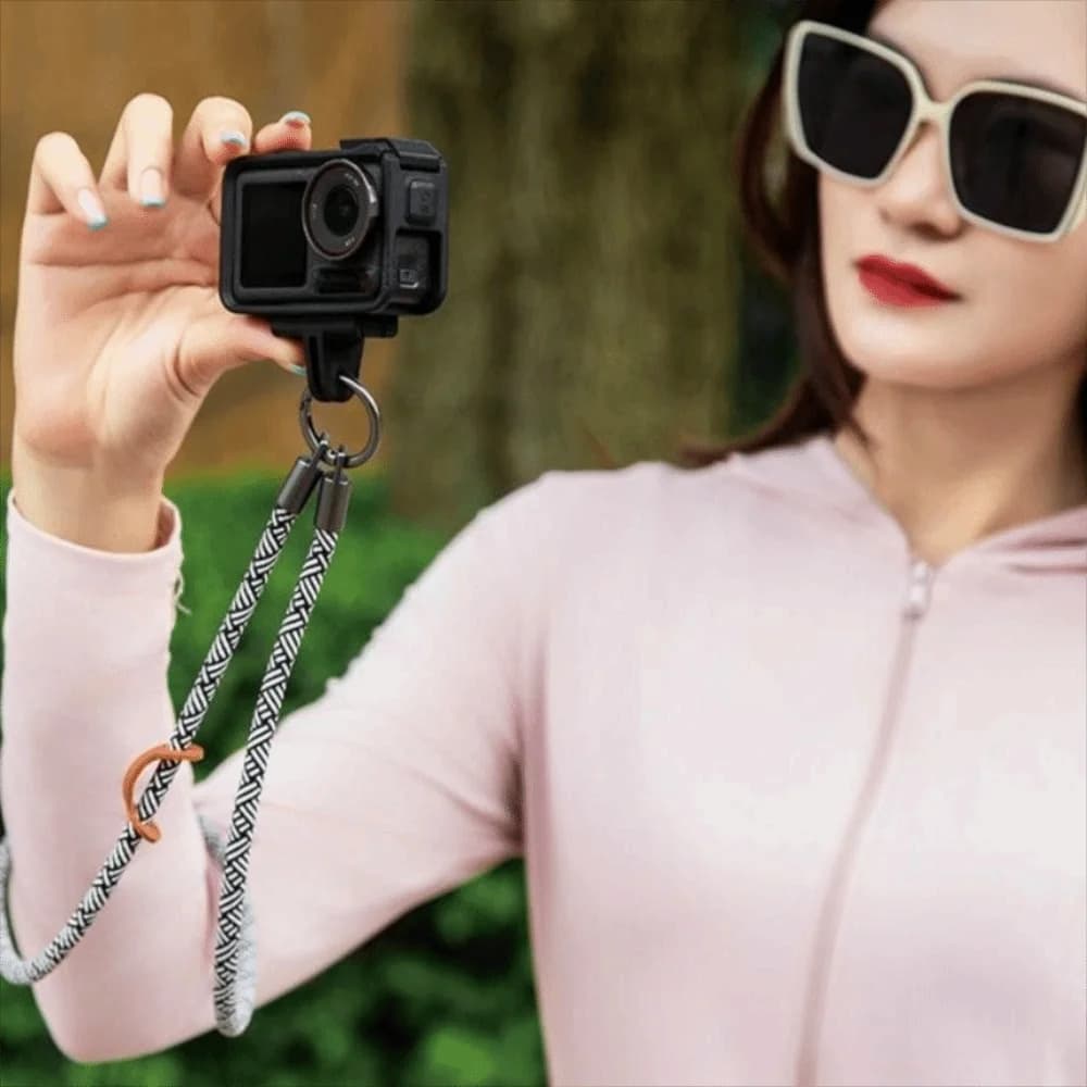 Anti-Loss Action Camera Lanyard Adjustable Portable Camera Shoulder Sling Wrist Strap for DJI Osmo Action 5 Pro / 4 / 3