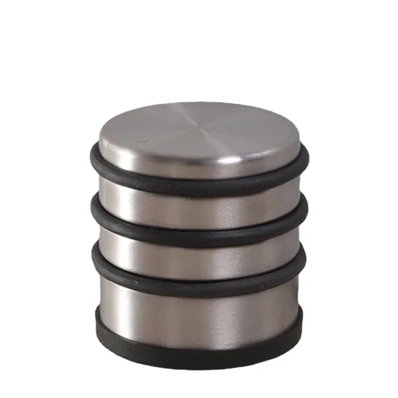 1 Pcs fermaporta da pavimento durevole fermaporta da pavimento in gomma per interni in acciaio inossidabile fermaporta per fermaporta