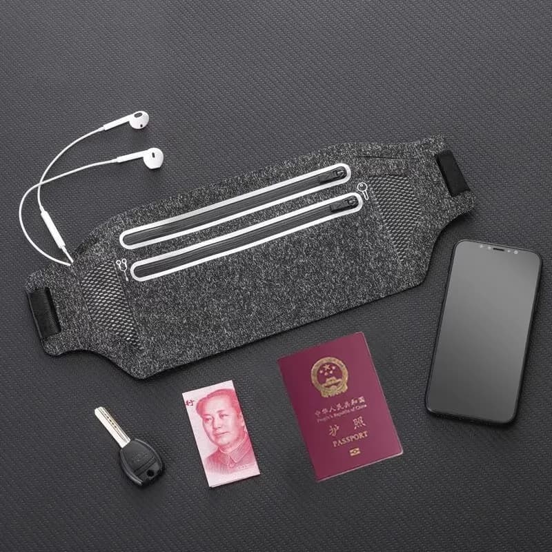 Marsupio Antifurto da Viaggio Impermeabile, Porta Cellulare Nascosto, Porta Passaporto e Carte Invisibile per Viaggi all'Estero