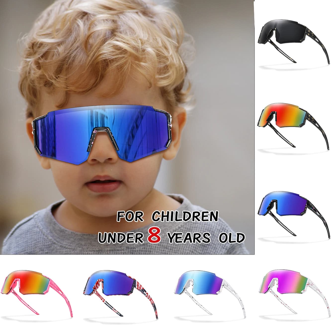 Age 9-15 Young Cycling Glasses Teenagers Sunglasses Mtb Bike Bicycles Baseball Glasses Children Outdoor Sports Boys Girls UV400