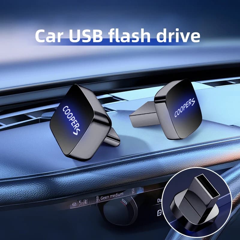 Accessori auto 32/64GB USB/Tipo-c Chiavette Mini Memory Stick Spina Per Cooper JCW FUNZIONA R55 R56 F55 F56 R57 R58 R59 R60