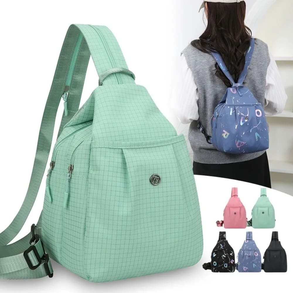 New Oxford Fabric Backpack Multi Layer Waterproof Travel Bag Multi-purpose Large Capacity Shoulder Bag Outdoor Hiking