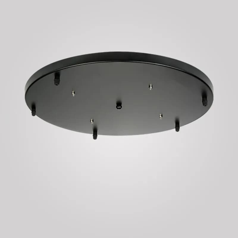 Lampadari di Illuminazione di Base Accessori nero bianco Rotondo Soffitto Rettangolare di base rosa baldacchino Piastra per lampada a sospensione