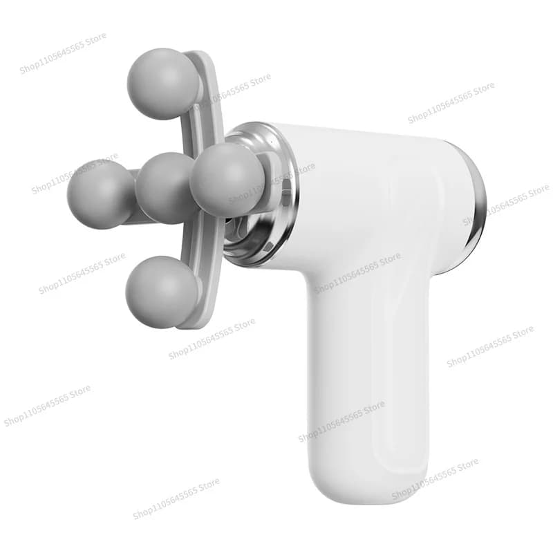 Fascia gun: 9 heads interchangeable, body massager, 5 balls, deep tapping, muscle relaxation, shoulder, waist, and back massager