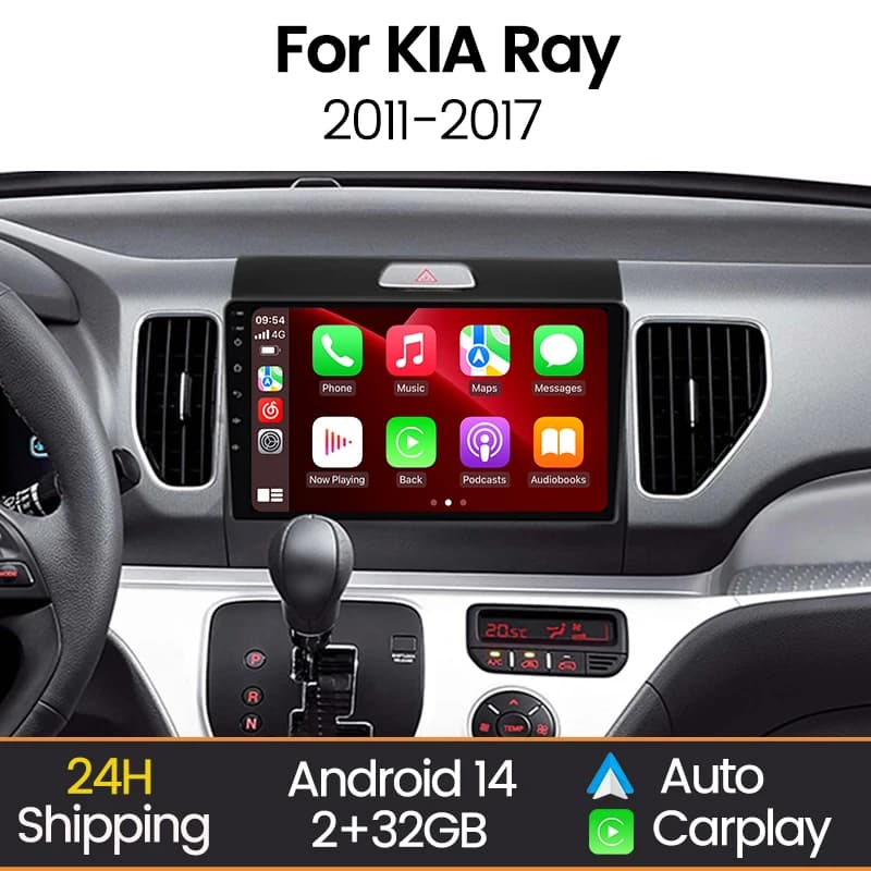 Autoradio Android All in one For KIA Ray 2011 - 2017 Multimedia player GPS Navigation HD Wireless Carplay Auto WIFI