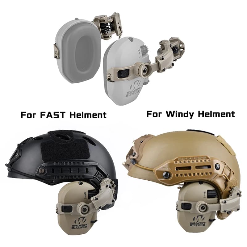 Tactics Hanging Fast Helmet Headphone Stand 360°Rotation Impact Sport Earphone Bracket Adapter ARCWalker's Razor Headset Mount