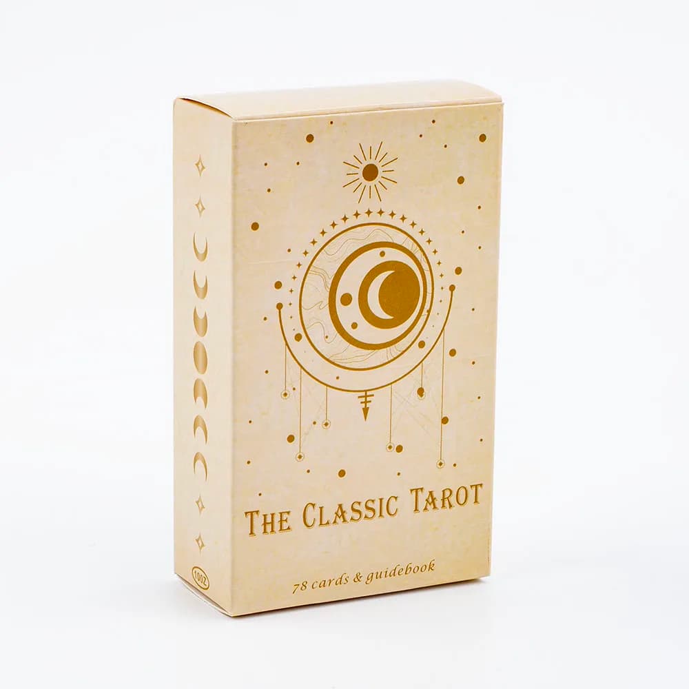 Il classico gioco da tavolo dei tarocchi per principianti 78 pezzi 10.4x6.1cm Oracle Card con guida e bellissime illustrazioni