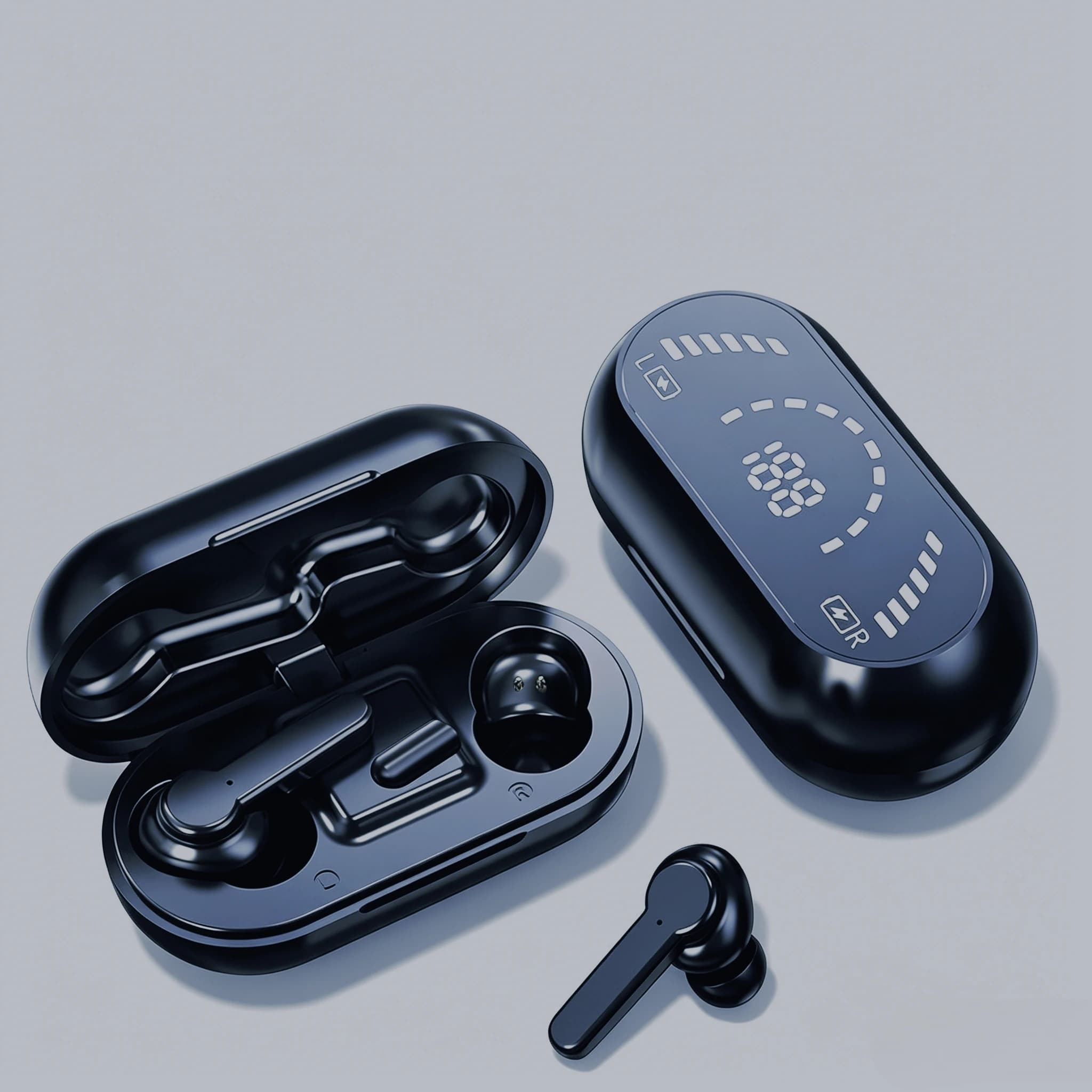 Ultimi Arrivi: Cuffie Bluetooth TWS Wireless per Sport e Gaming, Riduzione del Rumore, Bassi Potenti, Controllo Touch
