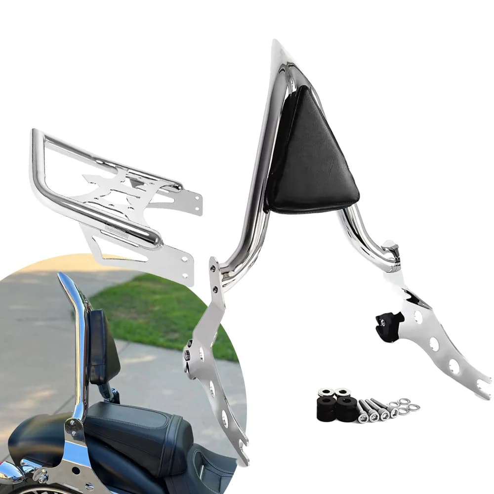 For Harley Fat Boy FLFBS 18-26 Breakout 2013-2026 Accessories Detachable Motorcycles Backrest Passenger Sissy Bar & Luggage Rack