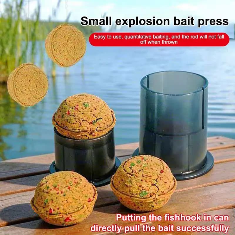 ●1Pc Carp Fishing Bait Ball Lure Carp Ball Maker Feeder Boilies Carp Method Feeder Tools Groundbait Making For Fish Tackle