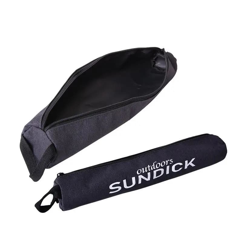 Picnic Cutlery Set Outside Storage Box Foldable Pen Pencil Ground Nail Case with Zipper Outdoor Camping Tableware Storage Bags