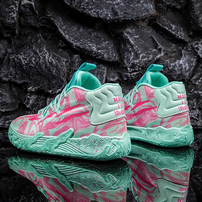 2025 Scarpe da basket da uomo Ammortizzazione Sneaker da basket Donna Bambini Sneakers alte per sport all'aria aperta Scarpe da ginnastica traspiranti