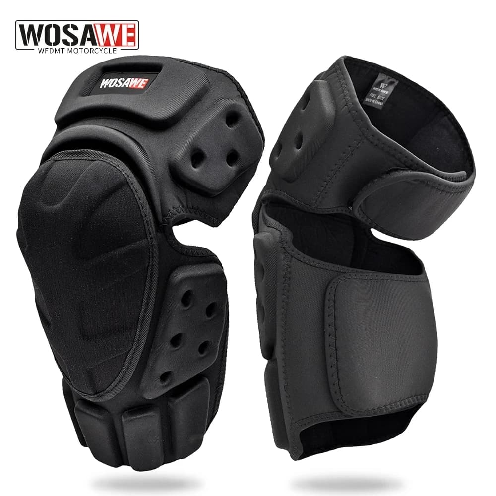 Ginocchiere e Gomitiere WOSAWE per Moto, Protezioni per Motocross, Supporto per Ginocchia, Attrezzatura Sportiva per MX, Pattinaggio e Snowboard