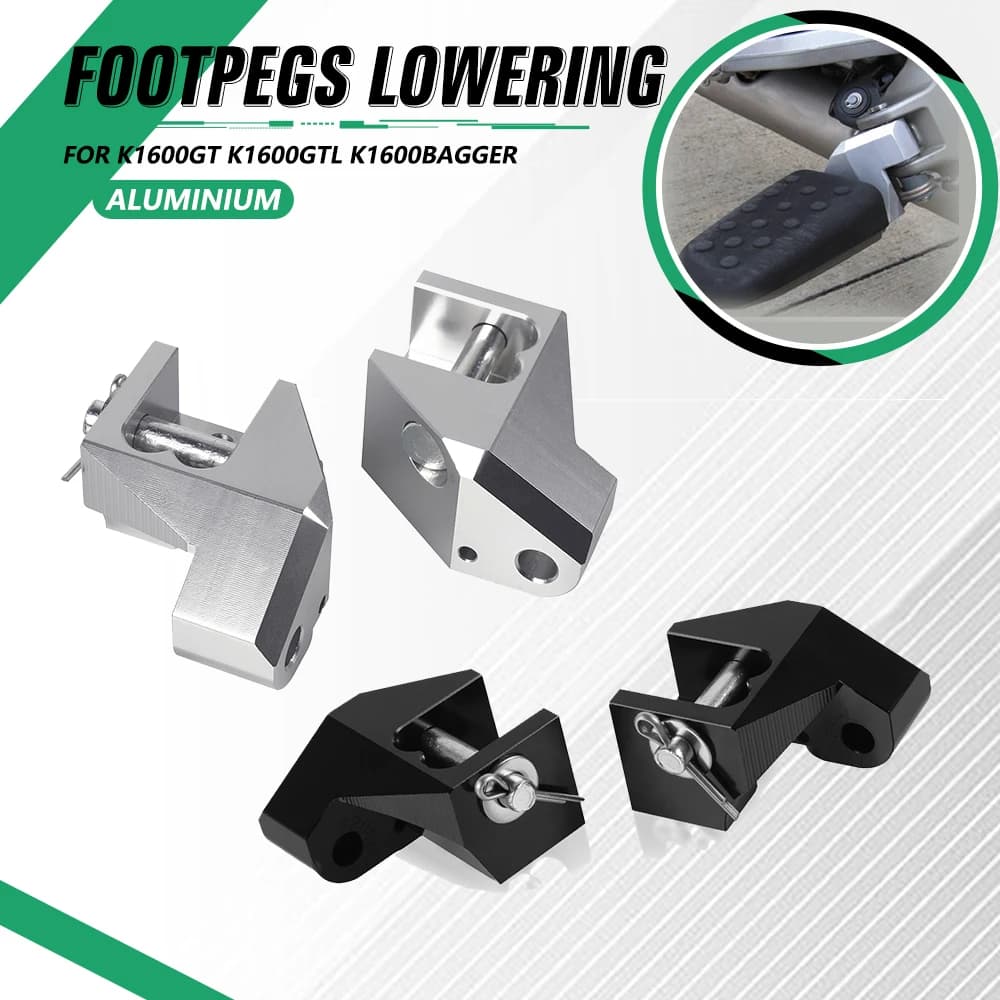 K 1600 GT GTL Moto Driver Piede Peg Abbassamento Per BMW K1600GT K1600GTL K1600Bagger 2011-2020 2019 2021 Poggiapiedi Pedane